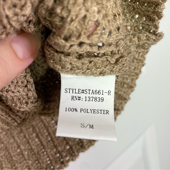 CJLA Emmy Knit Sweater Vest Tank In Taupe Women’s Size Small/Medium - Picture 4 of 6